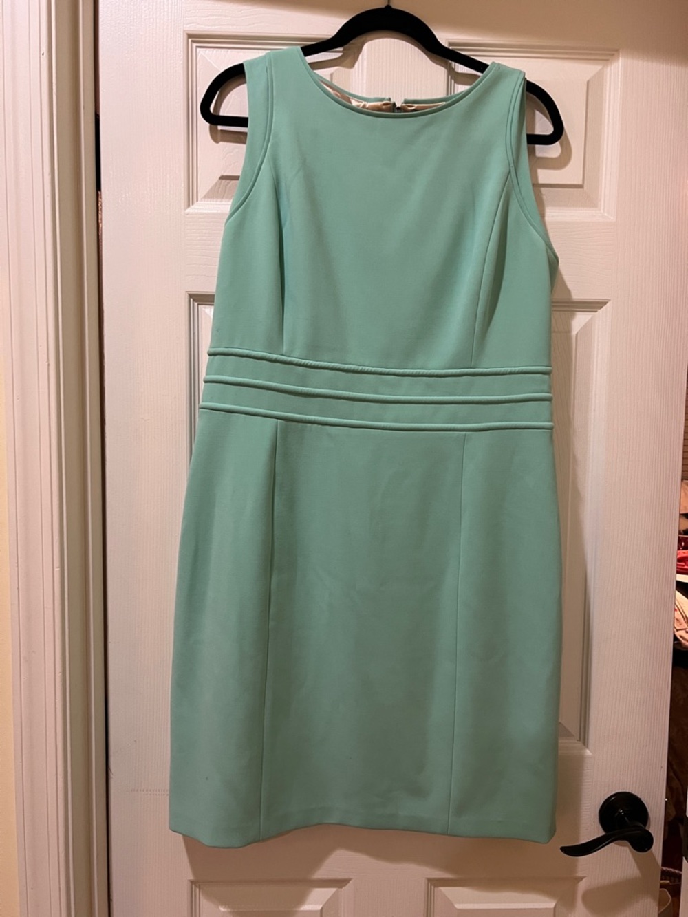 Ellen Tracy Mint Green Sleeveless Shift Dress